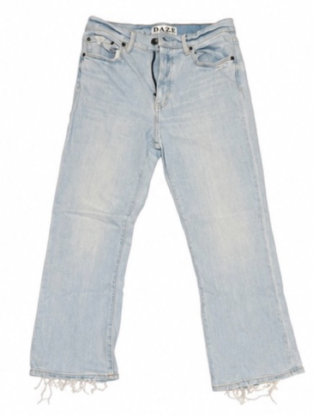 Women’s Light Wash Cropped Blue Denim Jeans